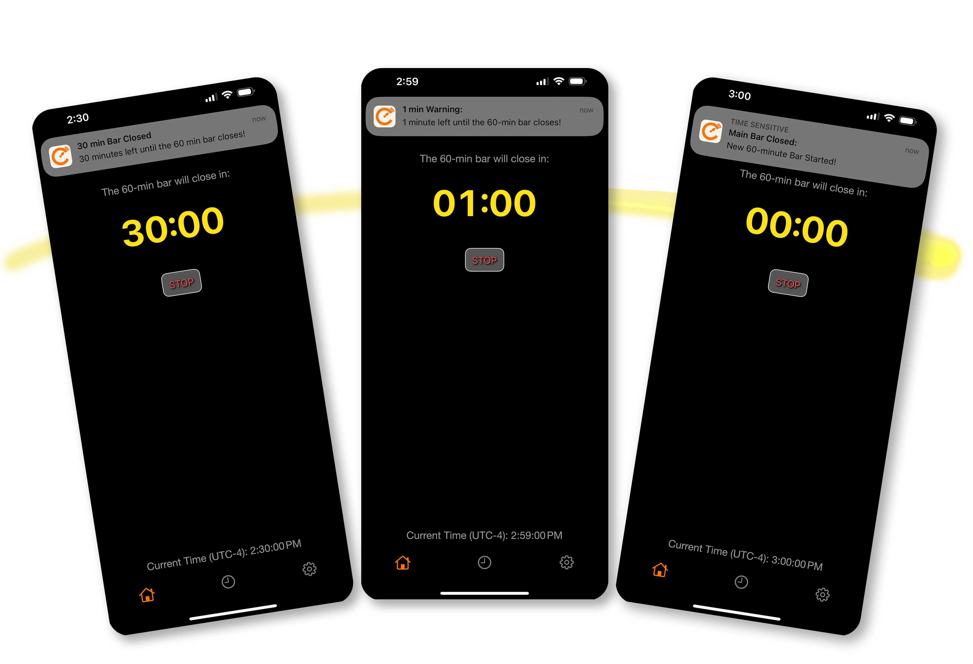 CandleCue 60-min countdown demo